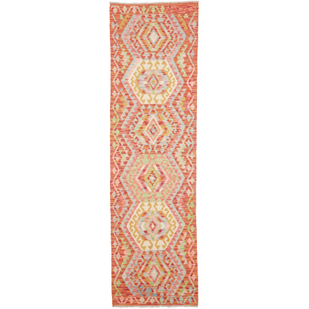 Rug Kilim Afghanistan 85x298 Terracotta Coral