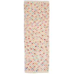 Rug Kilim Afghanistan 81x239 Cream Pink
