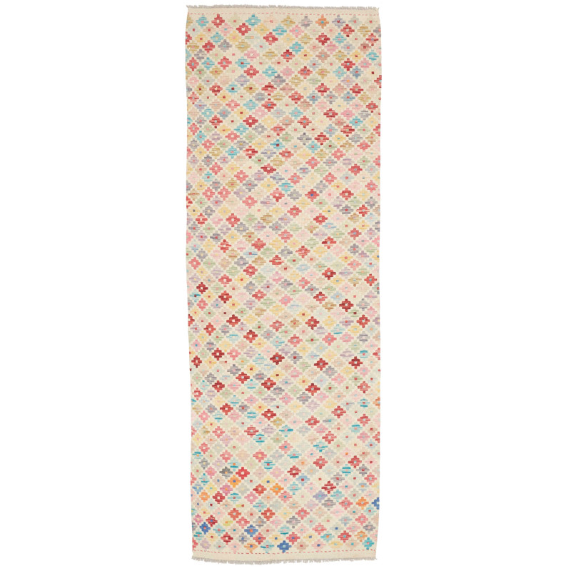 Rug Kilim Afghanistan 81x239 Cream Pink