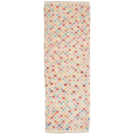Rug Kilim Afghanistan 81x239 Cream Pink