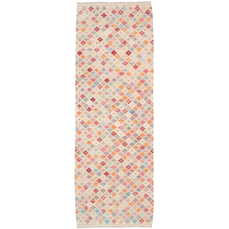 Rug Kilim Afghanistan 79x242 Off-white Multi-co