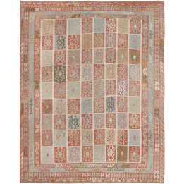 Tappeto Originale Kilim Afghanistan 404x496 Ros