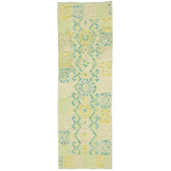 Rug Kilim Afghanistan 76x235 Mint Green Turquoi