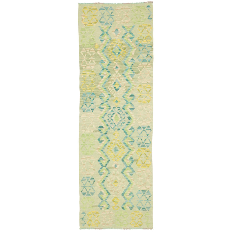 Rug Kilim Afghanistan 76x235 Mint Green Turquoi