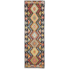 Rug Kilim Afghanistan 85x292 Charcoal Grey Oran