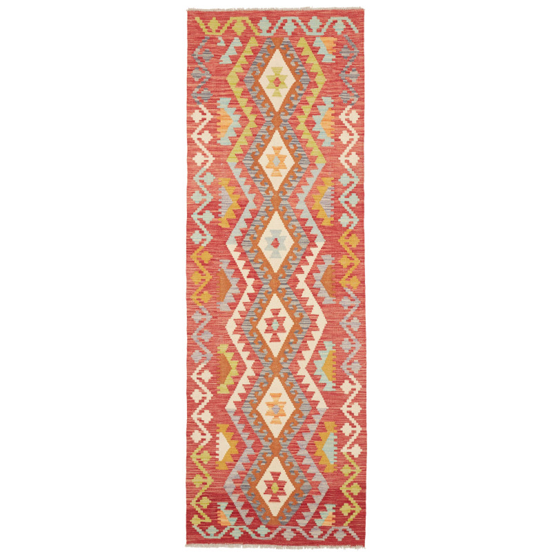 Rug Kilim Afghanistan 81x249 Terracotta Multi-c