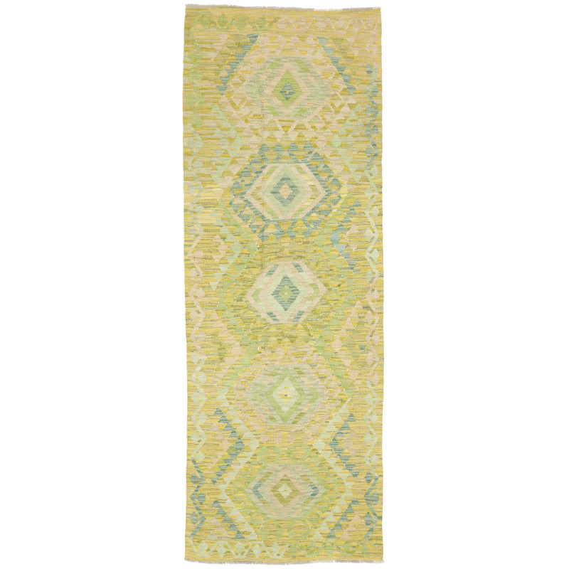 Rug Kilim Afghanistan 82x238 Muted Yellowish-gr