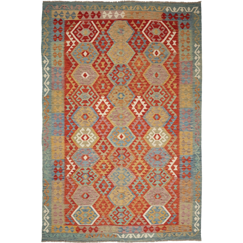 Kilim 200x297 Cm Kilim Afghanistan Hand-carded Wool