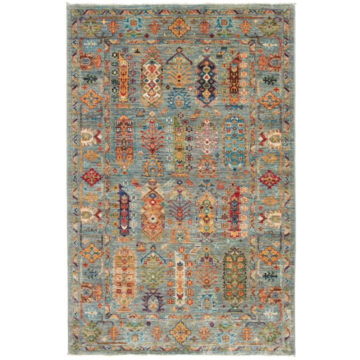 Hand Made Rug Floralia Pakistan 123x187 Light B