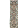 Rug Kilim Afghanistan 87x290 Dusty Teal Brown