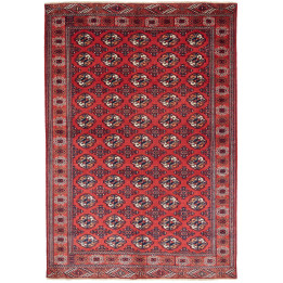Tappeto Originale Torkaman Persia 150x217 Rosso