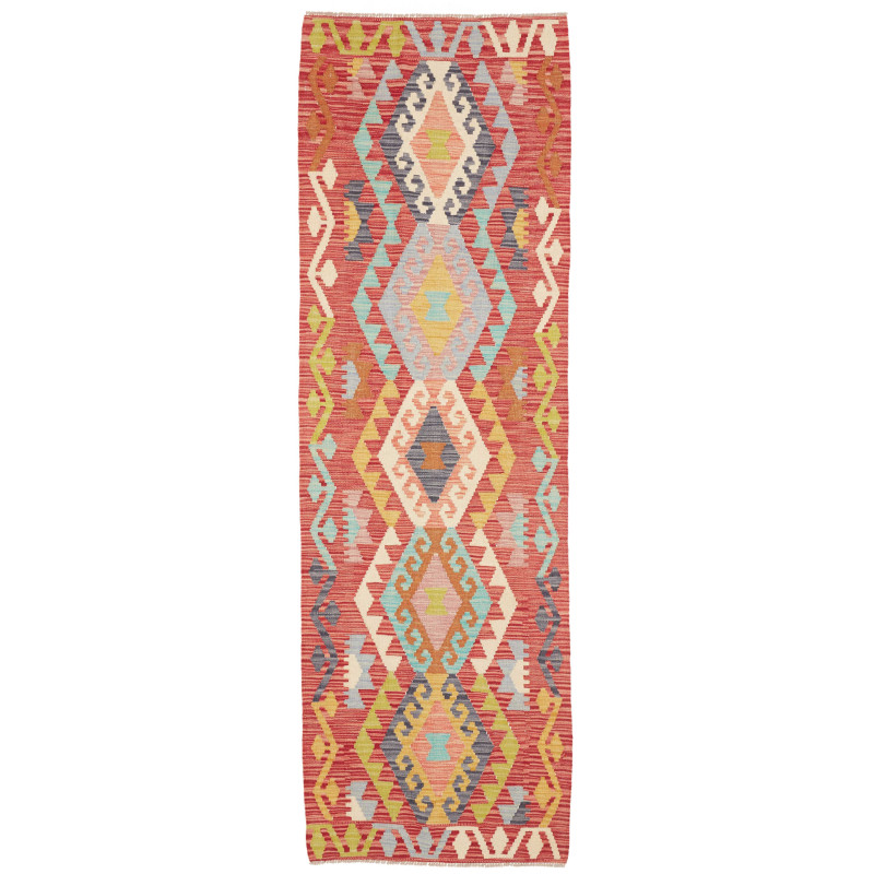 Rug Kilim Afghanistan 78x242 Terracotta Red Lig