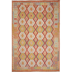 Kilim 197x293 Cm Kilim Afghanistan Hand-carded Wool (warp:
