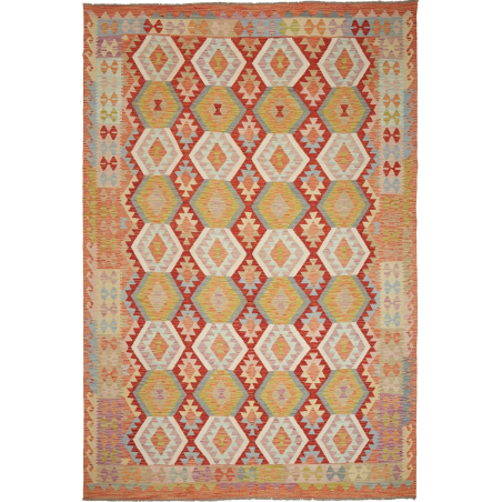 Kilim 197x293 Cm Kilim Afghanistan Hand-carded Wool (warp:
