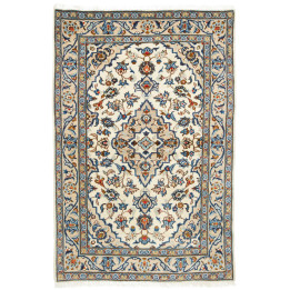 Hand Made Rug Kashan Fine Persia 97x145 Ivory B