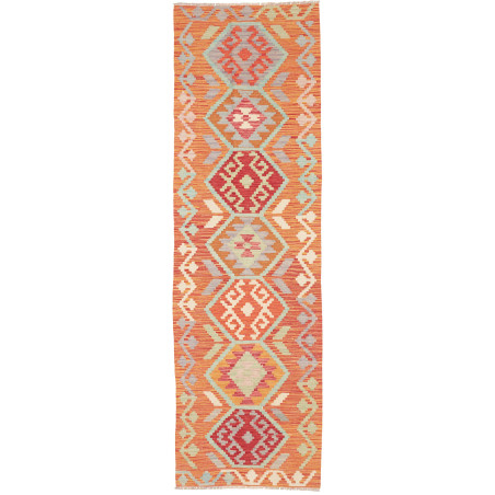 Rug Kilim Afghanistan 73x238 Terracotta Orange