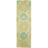 Rug Kilim Afghanistan 87x294 Light Green Beige