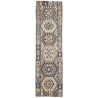 Rug Kilim Afghanistan 81x298 Charcoal Grey Mute