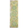 Rug Kilim Afghanistan 87x287 Beige Green