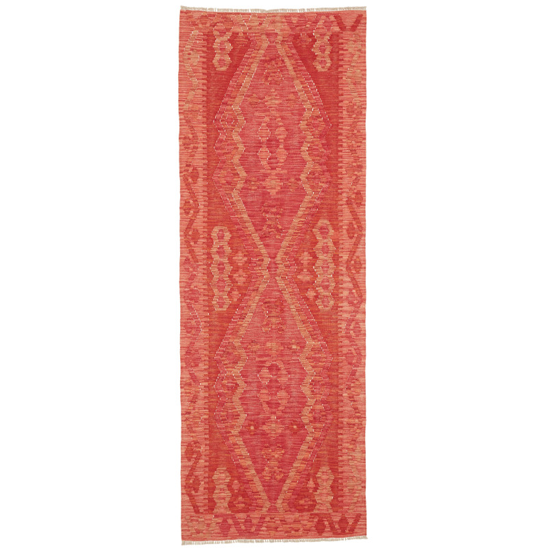 Rug Kilim Afghanistan 87x244 Terracotta Burnt O