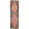 Rug Kilim Afghanistan 69x236 Charcoal Grey Cora