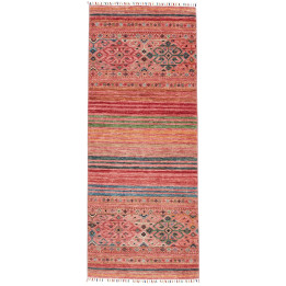 Hand Made Rug Istintia Pakistan 78x193 Red Pink