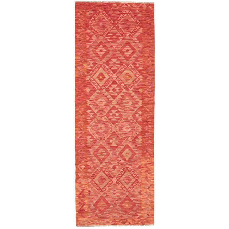 Rug Kilim Afghanistan 85x241 Terracotta Red Ora