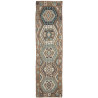 Rug Kilim Afghanistan 81x297 Earthy Brown Turqu