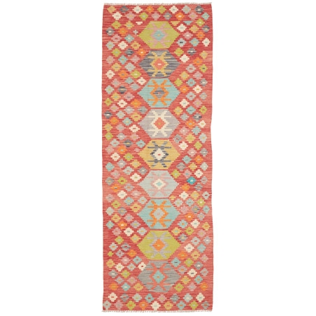 Rug Kilim Afghanistan 87x238 Terracotta Red Mul