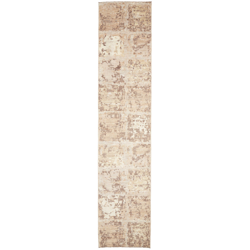 Rug Gabbeh Marrakech Pakistan 84x399 Beige Brow