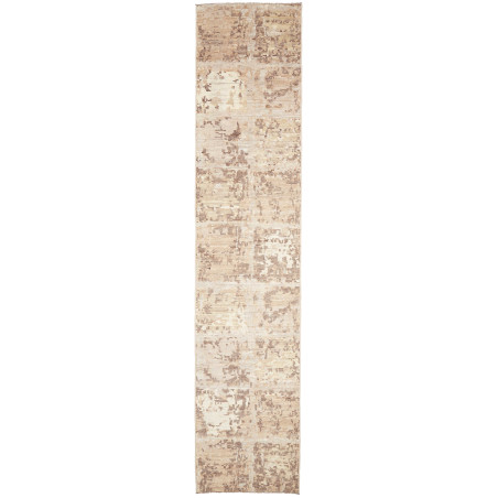 Rug Gabbeh Marrakech Pakistan 84x399 Beige Brow