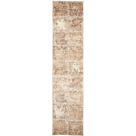 Rug Gabbeh Marrakech Pakistan 88x399 Beige Brow