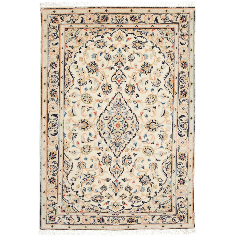 Rug Kashan Fine Persia 102x148 Ivory Details I