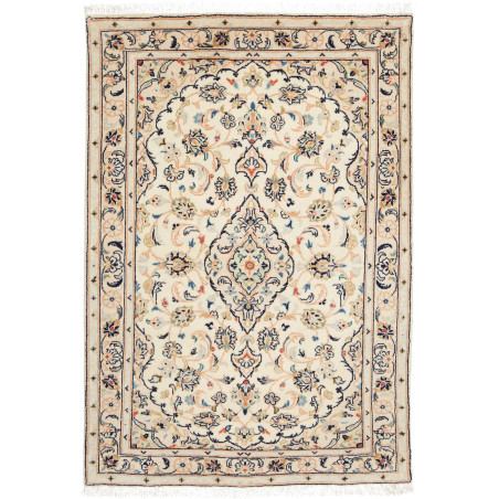 Rug Kashan Fine Persia 102x148 Ivory Details I