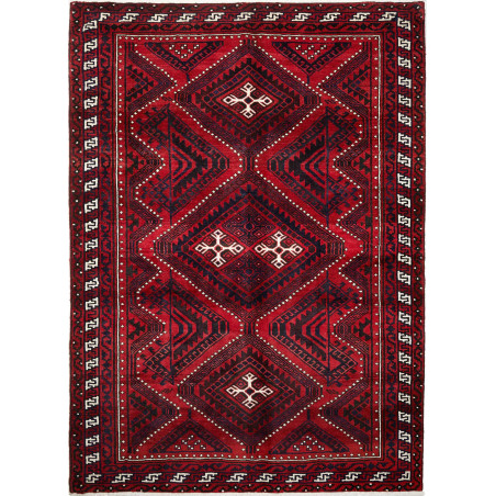 Rug Lori Persia 213x295 Dark Red Navy Blue Crea