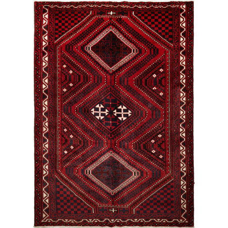 Rug Lori Persia 220x307 Dark Red Navy Cream