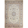 Rug Kashan Persia 244x362 Cream Ivory Blue Gold