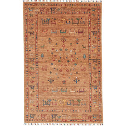 Hand Made Rug Istintia Pakistan 99x152 Terracot