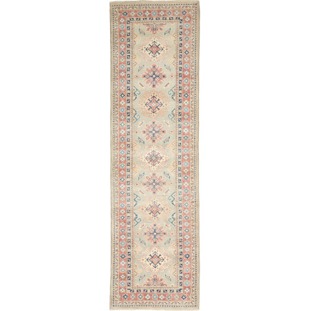 Rug Kazak Afghanistan 82x289 Sage Green Antique