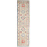 Rug Kazak Afghanistan 84x307 Light Greenish Gre
