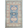 Rug Kazak Afghanistan 77x130 Blue Cream Antique