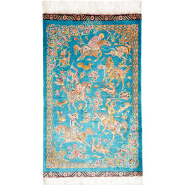 Tappeto Originale Ghom Seta Persia 59x96 Turche