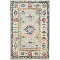 Rug Kazak Afghanistan 61x90 Light Grey Cream Co