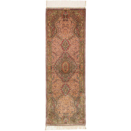 Tappeto Originale Ghom Seta Persia 50x148 Rosa