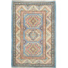 Rug Kazak Afghanistan 61x89 Sky Blue Cream Beig