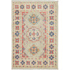 Rug Kazak Afghanistan 61x96 Beige Red Blue Yell