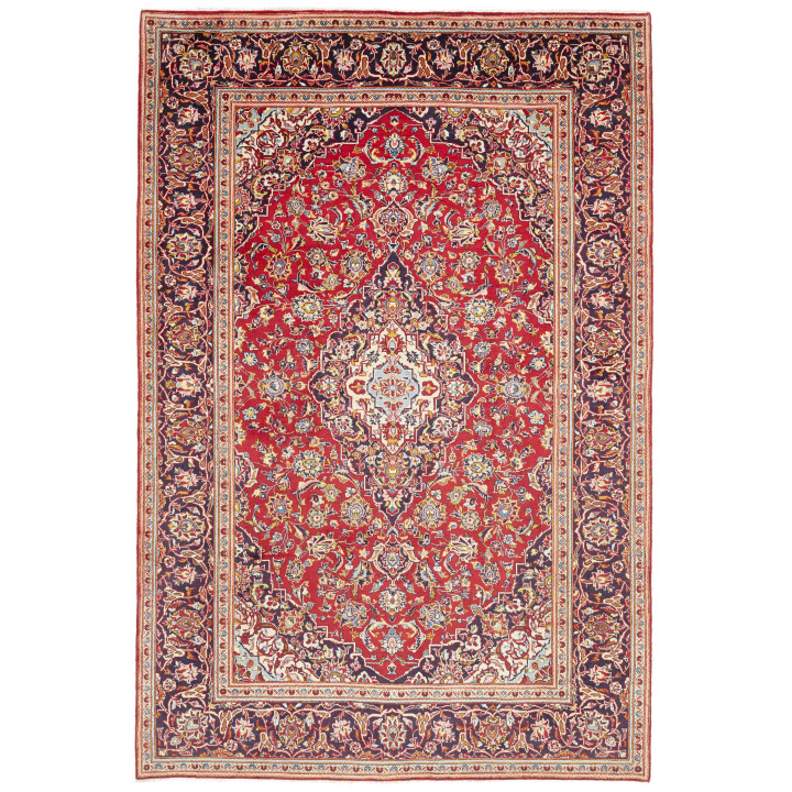 Hand Made Rug Ardakan Persia 203x308 Red Dark B