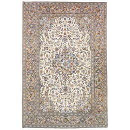 Tappeto Originale Kashan Persia 195x292 Avorio