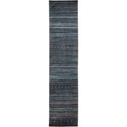 Rug Royal Gabbeh Pakistan 90x430 Dark Blue Teal