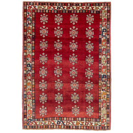 Tappeto Originale Shiraz Persia 208x300 Rosso A